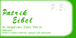 patrik eibel business card